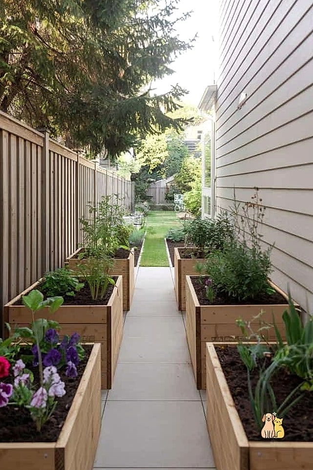 Raised Wood Deck Run