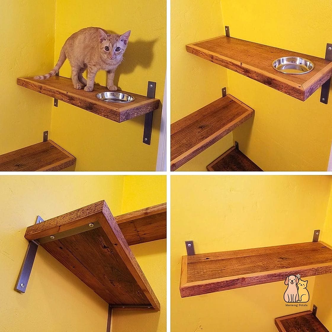 The Reclaimed Barn Wood Shelf