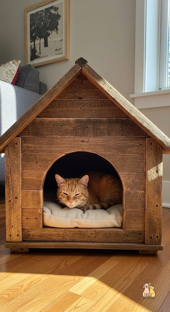 The Reclaimed Wood Cat House