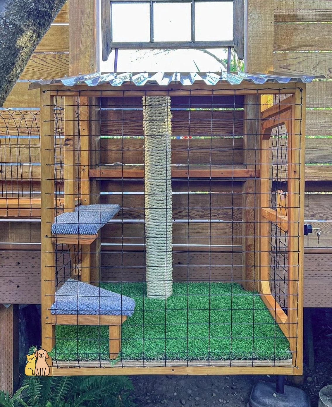 The Reclaimed Wood Catio