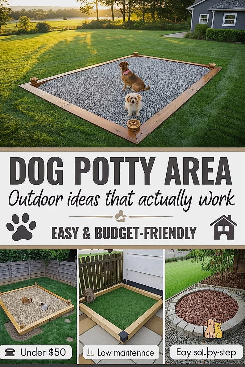 30 Perfect Outdoor Dog Potty Area on a Budget 14 Recycled Pallet Potty Border