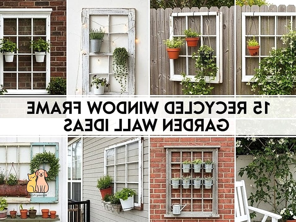 15 Gorgeous Small Window Catios That Prove Pets Are the Best 13 The Recycled Window Frame Catio