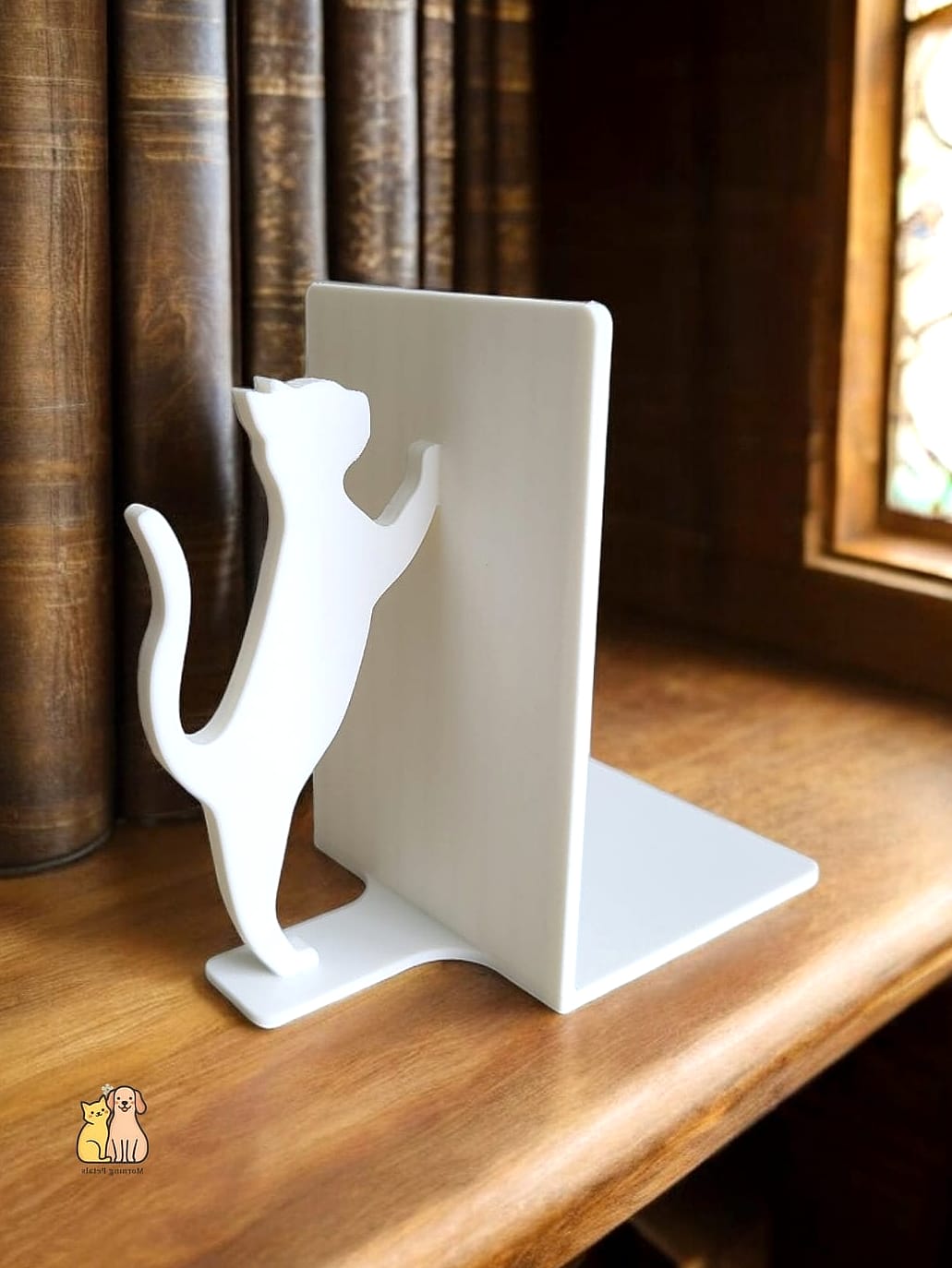 50 Budget-friendly Cat Food Station Ideas Your Pet Will Beg For More 44 The Repurposed Bookend Divider
