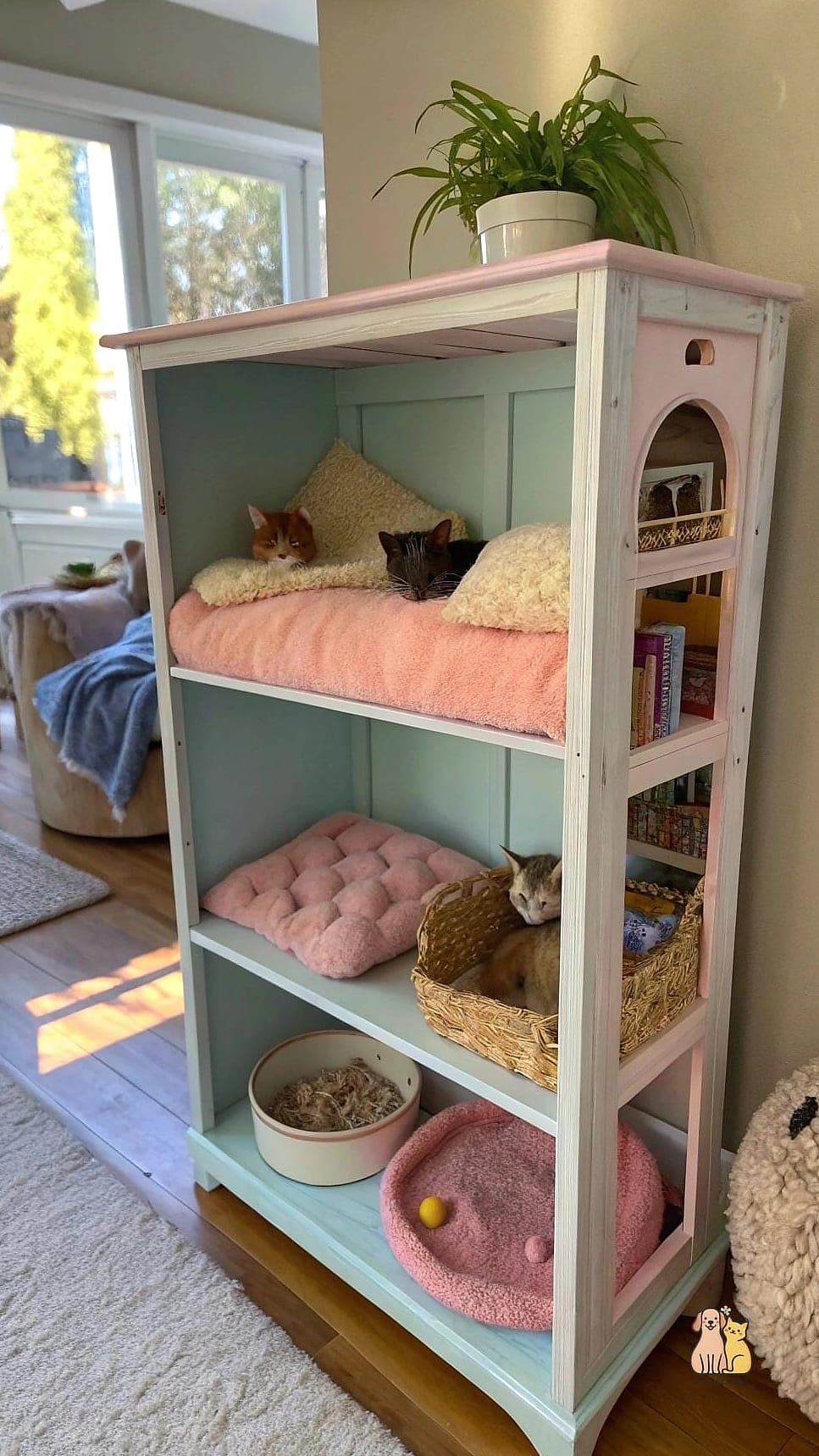 The Repurposed Bookshelf Tower
