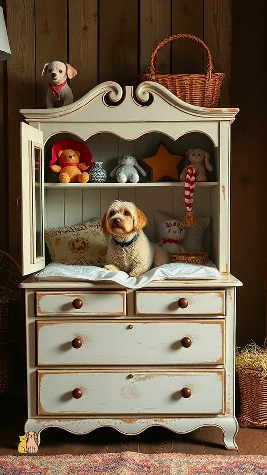The Repurposed Cabinet Crate Topper