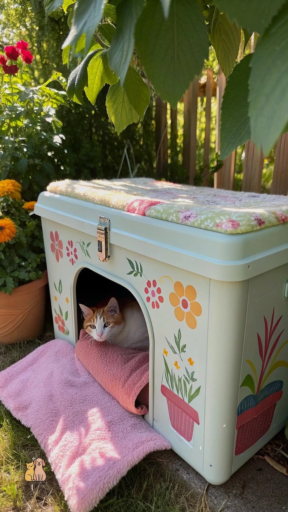 The Repurposed Cooler Shelter