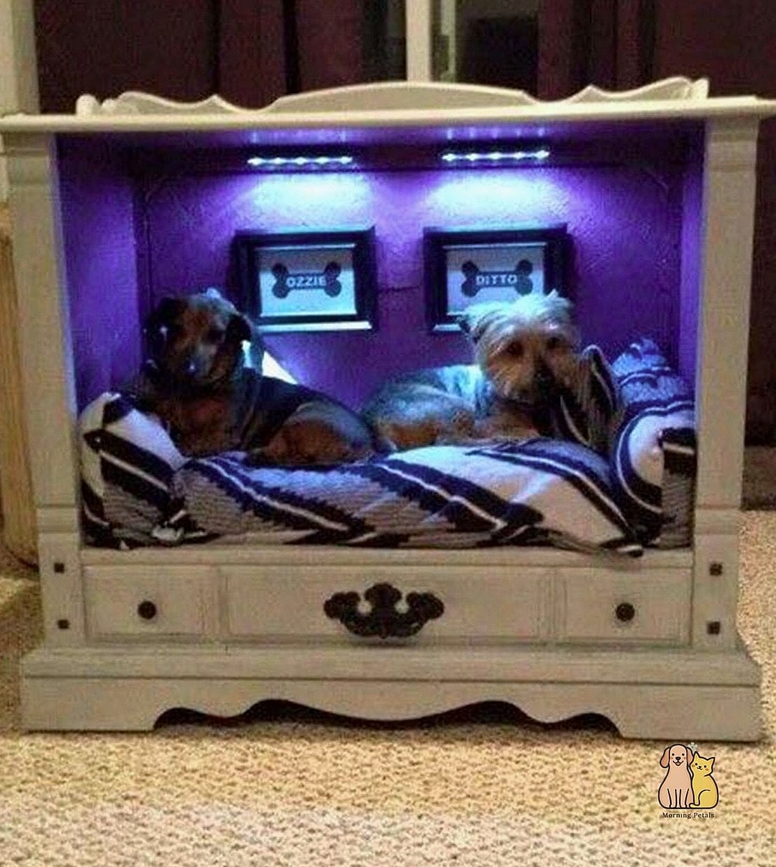 The Repurposed Dresser Drawer Bed
