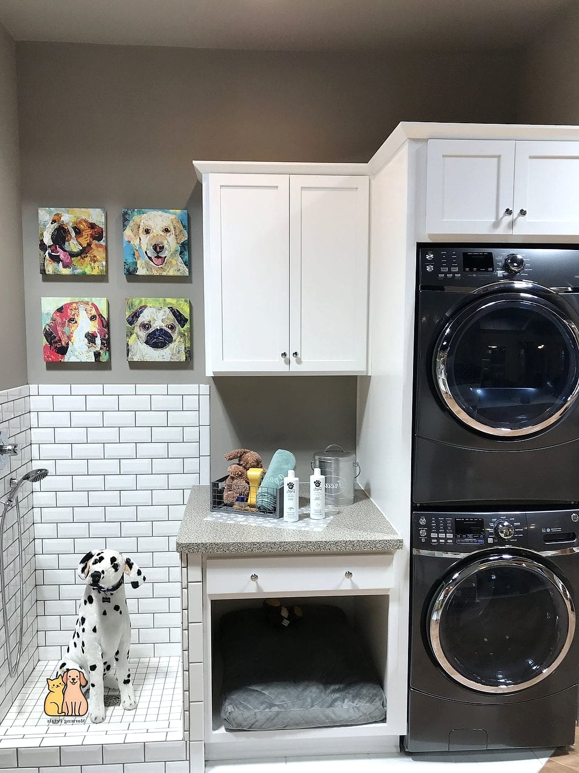 20 Brilliant Homemade Dog Bath Tub on a Budget 4 Repurposed Laundry Sink Dog Tub