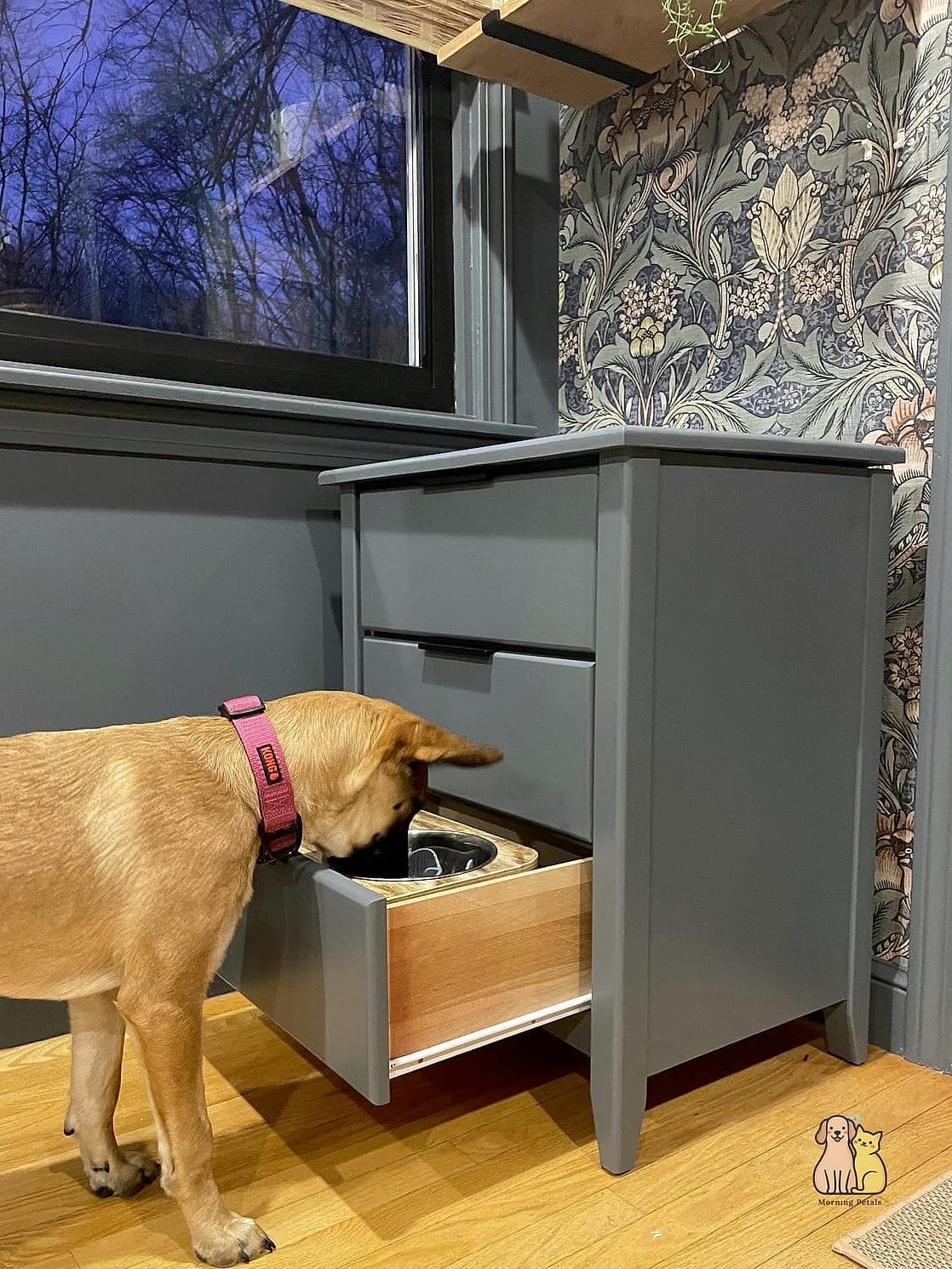 The Repurposed Nightstand Feeder