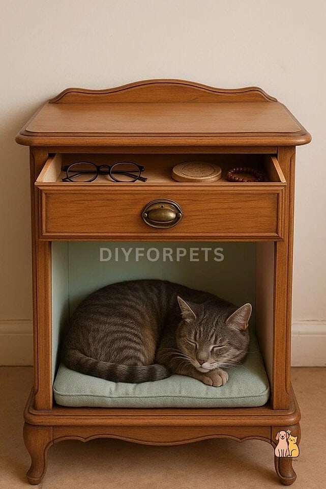 The Repurposed Nightstand Sofa Bed