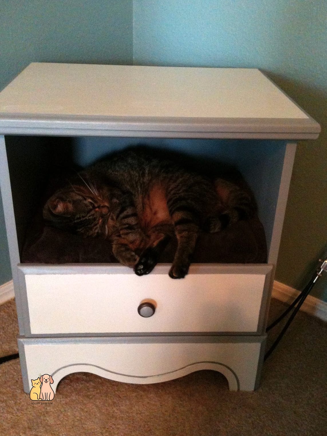 The Repurposed Nightstand Den
