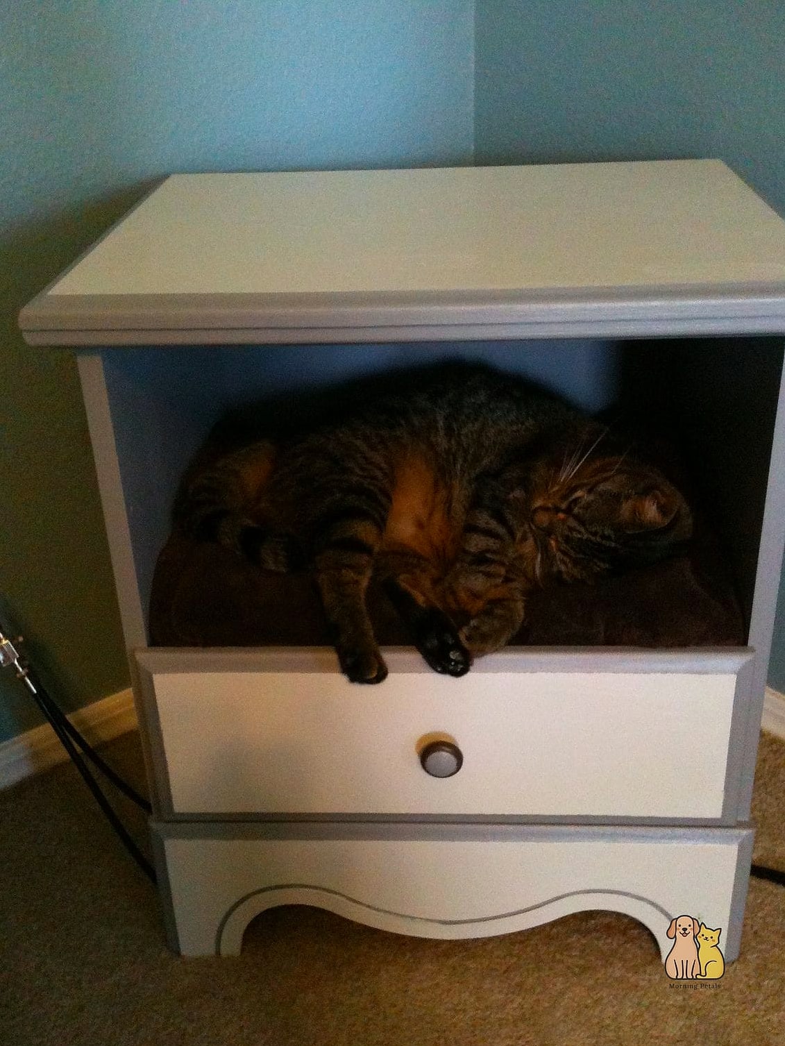 The Repurposed Nightstand Hideaway
