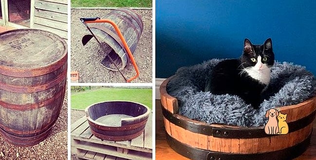 The Repurposed Pallet and Barrel Combo