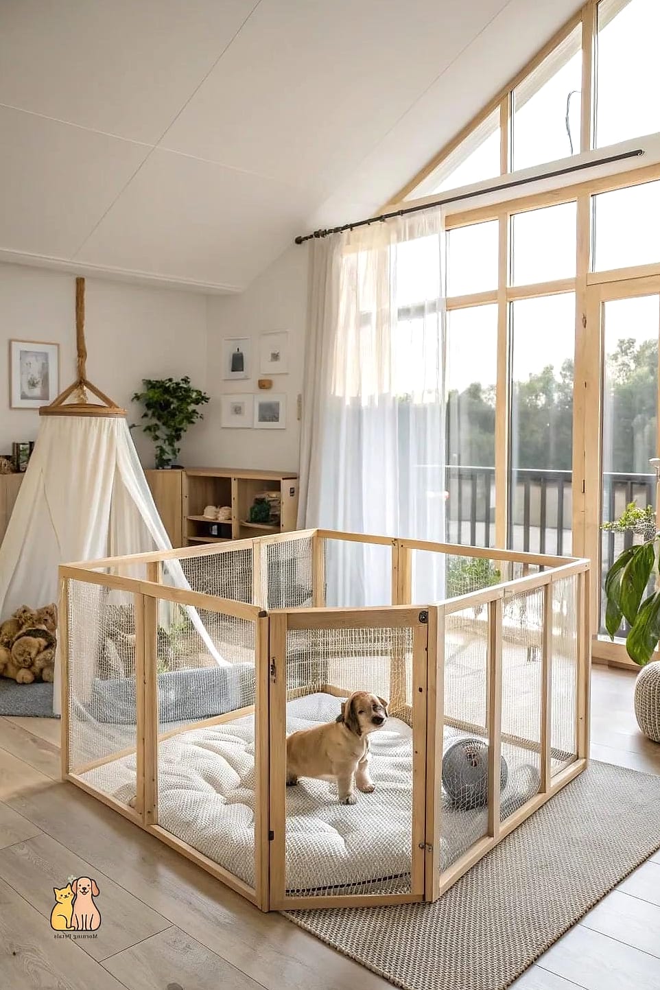 The Repurposed Playpen Corner