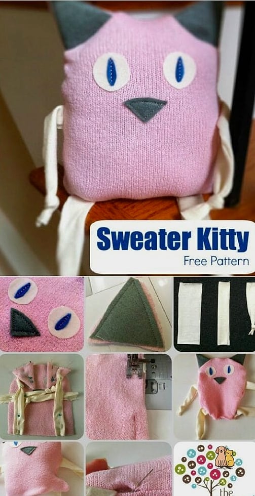 20 Brilliant Diy Cat Cave That Are Totally Worth It 3 Repurposed Sweater Cave