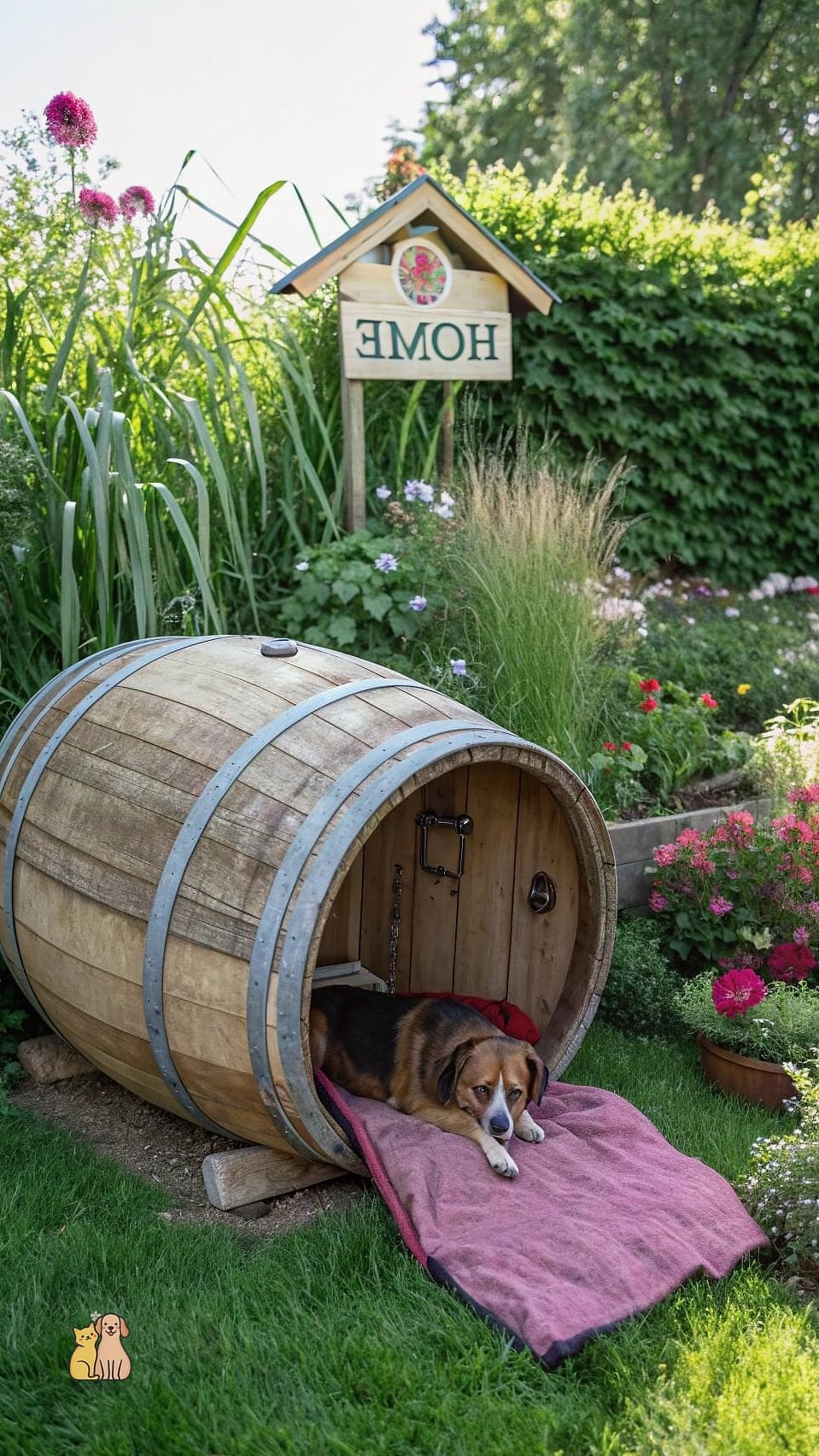 The Repurposed Wine Barrel House