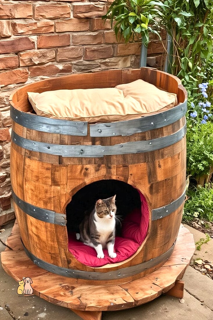 Repurposed Wine Crate Cabin