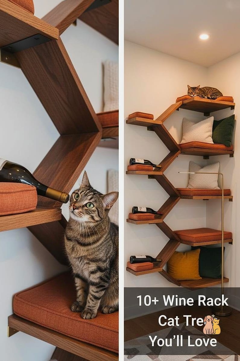 A Repurposed Wine Rack Cubby Wall