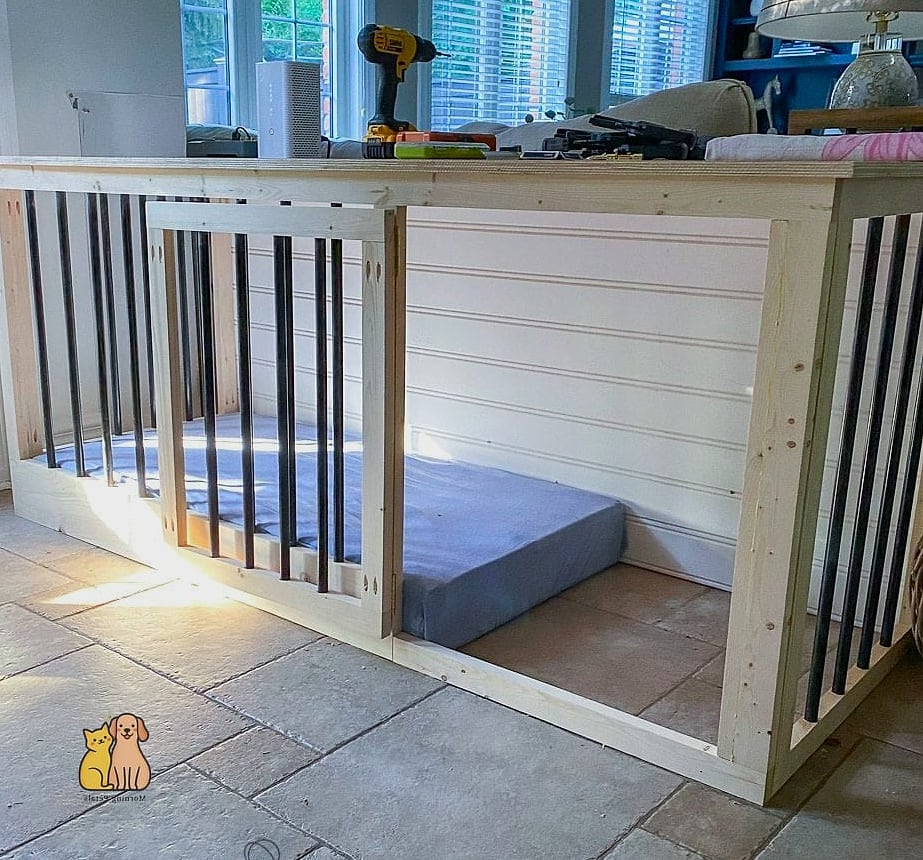 20 Brilliant Diy Dog Crates That Are Totally Worth It 6 The Rolling Dog Crate Cabinet