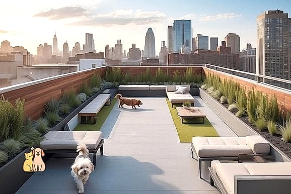 30 Incredible Dog Places In House You Need in Your Life Right Now 31 A Rooftop or Upper-Floor Balcony Lounge
