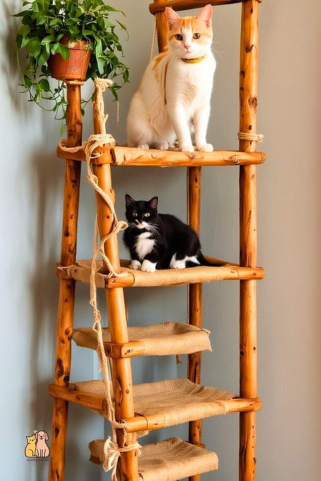 The Rope Ladder Bridge Tower
