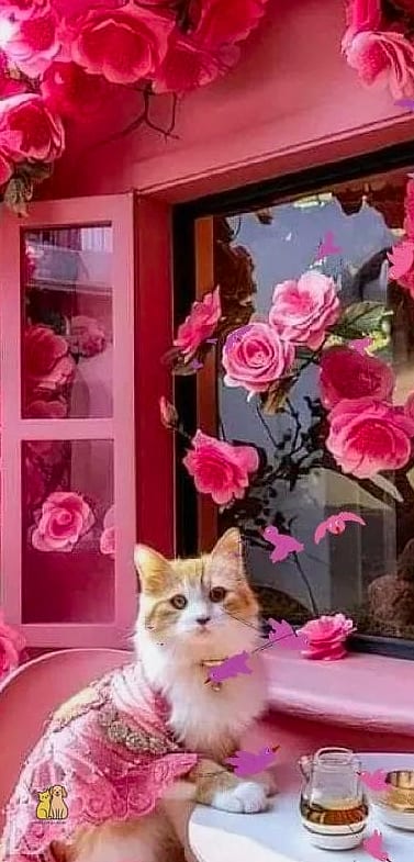Rosy Pink Cat Window Perch
