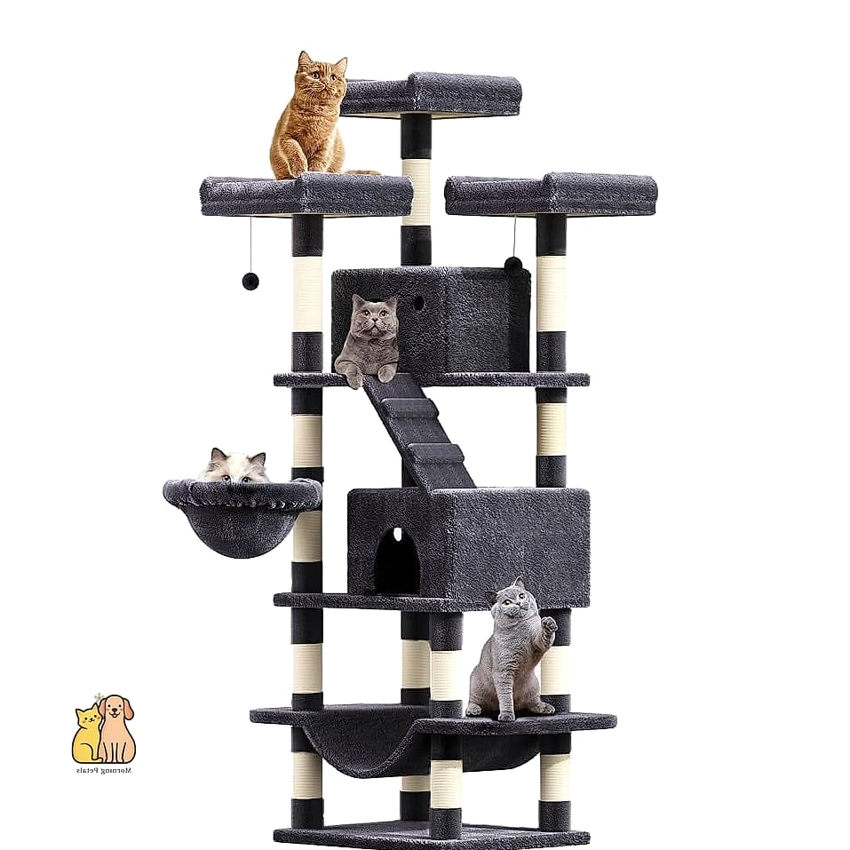 35 Precious Cool Cat Trees That Prove Pets Are the Best 12 The Rotating Multi-Cat Playground