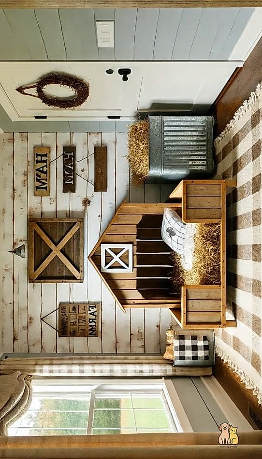 25 Amazing Dog Room In Garage That Are Too Cute to Handle 14 The Rustic Barn-Style Dog Suite