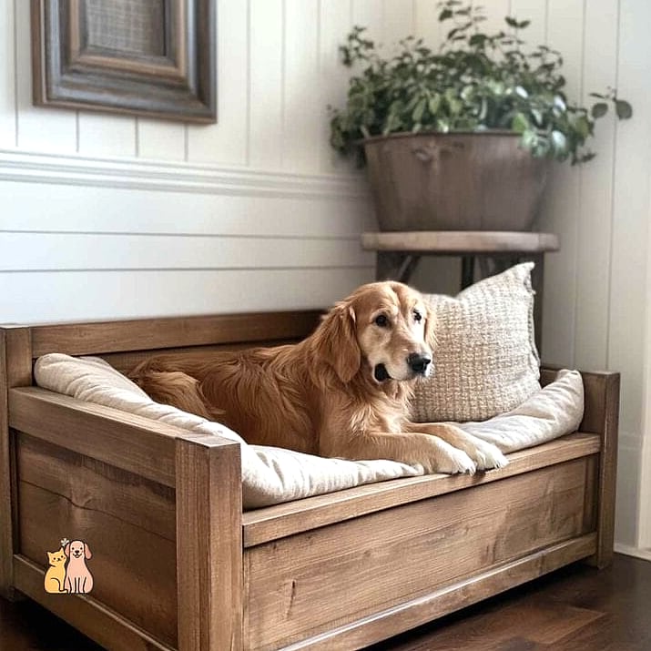 19 Adorable Dog Bed Under Stairs Guaranteed to Make You Smile 11 Rustic Cabin-Style Dog Retreat