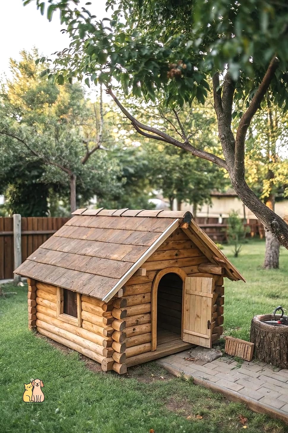 The Rustic Log Cabin Style Enclosure