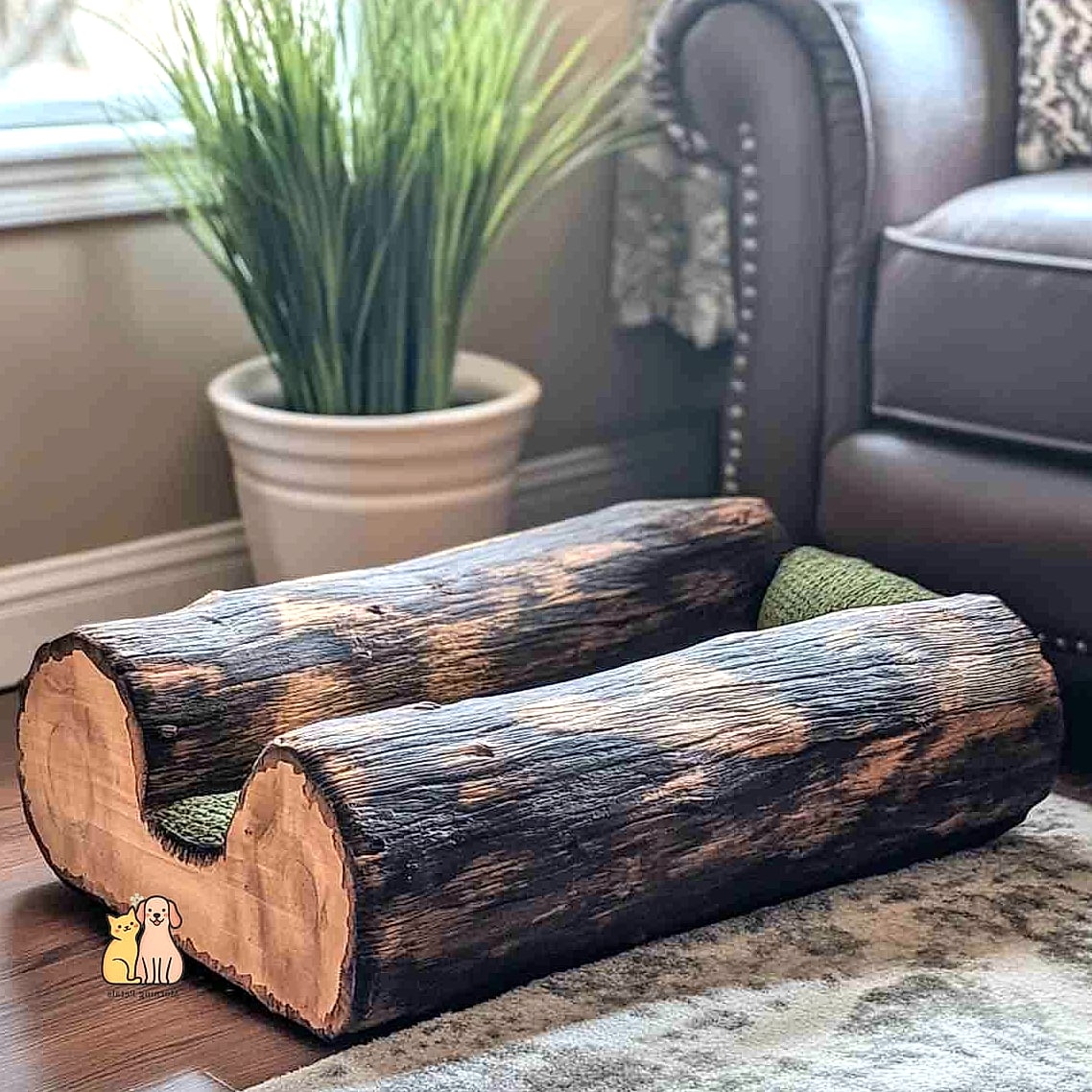 The Rustic Log Cabin Dog House Furniture