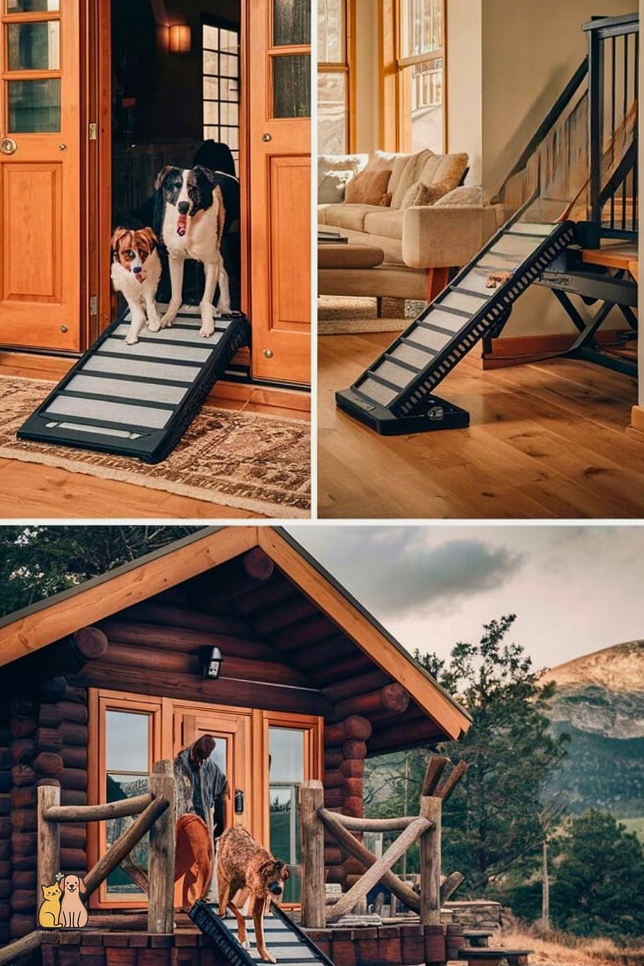 The Rustic Log Ramp