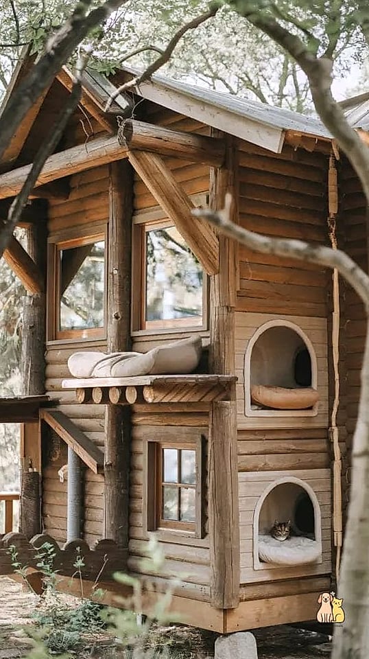 The Rustic Log Cabin Bed