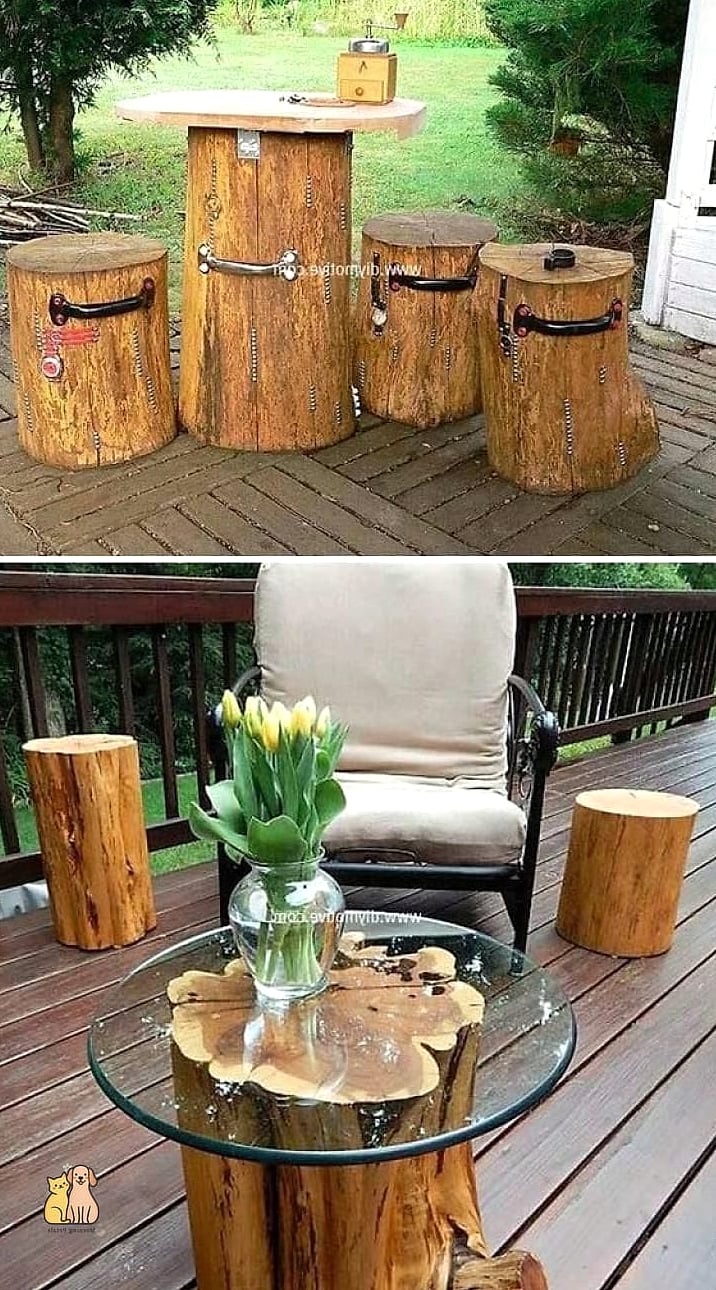 The Rustic Log Cabin Cat House
