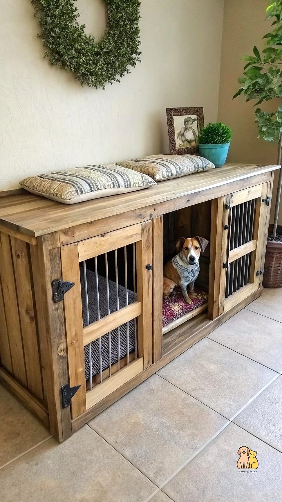 The Rustic Reclaimed Wood Double Crate