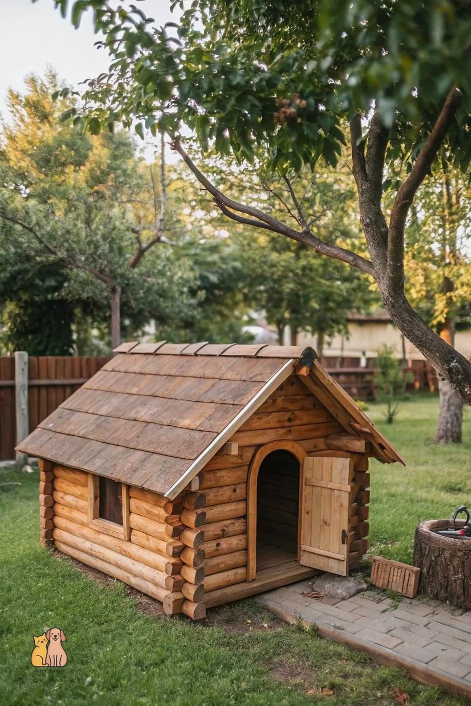 23 Heartwarming Outside Dog Washing Station Guaranteed to Make You Smile 4 The Rustic Wood-Slat Wash Deck