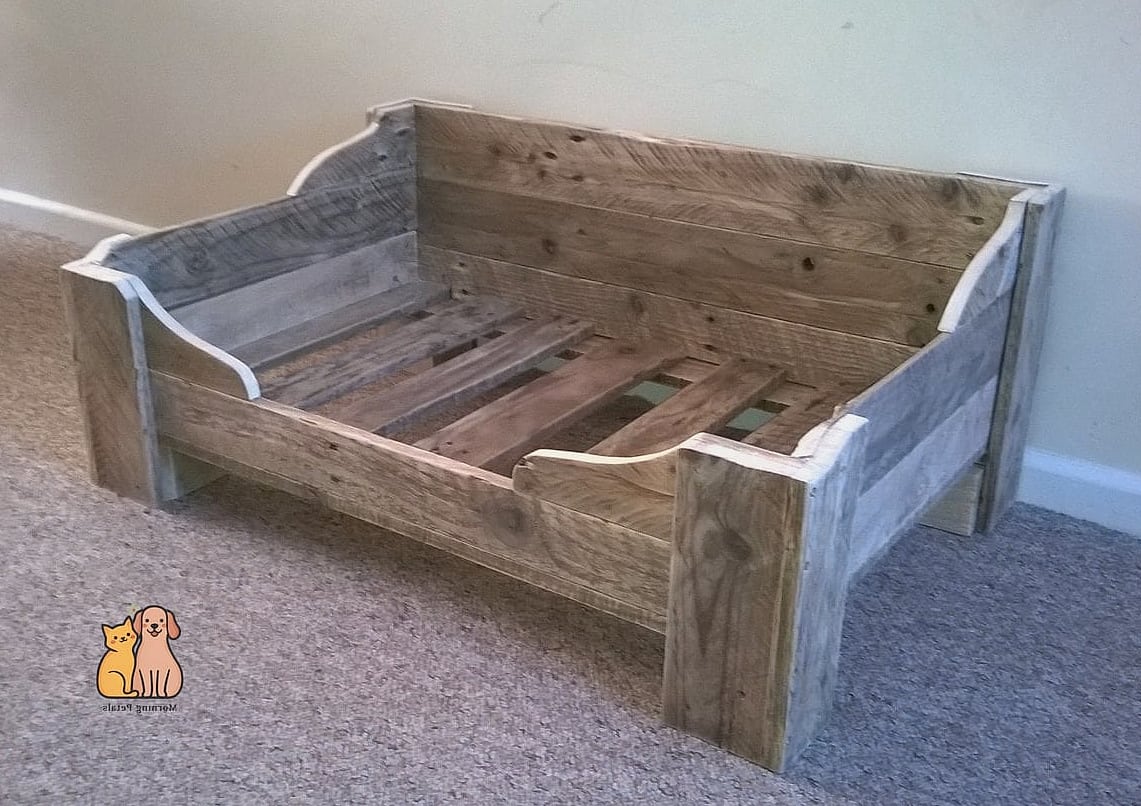 25 Amazing Dog Beds For Humans That Prove Pets Are the Best 11 10. The Rustic Wooden Frame Dog Bed