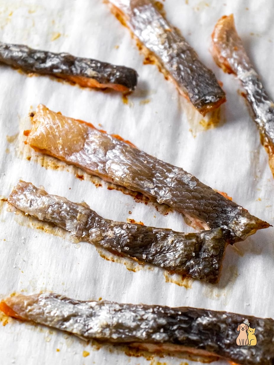 19 Budget-friendly Easy Homemade Dog Treats Your Pet Will Love 11 Salmon Skin Treats