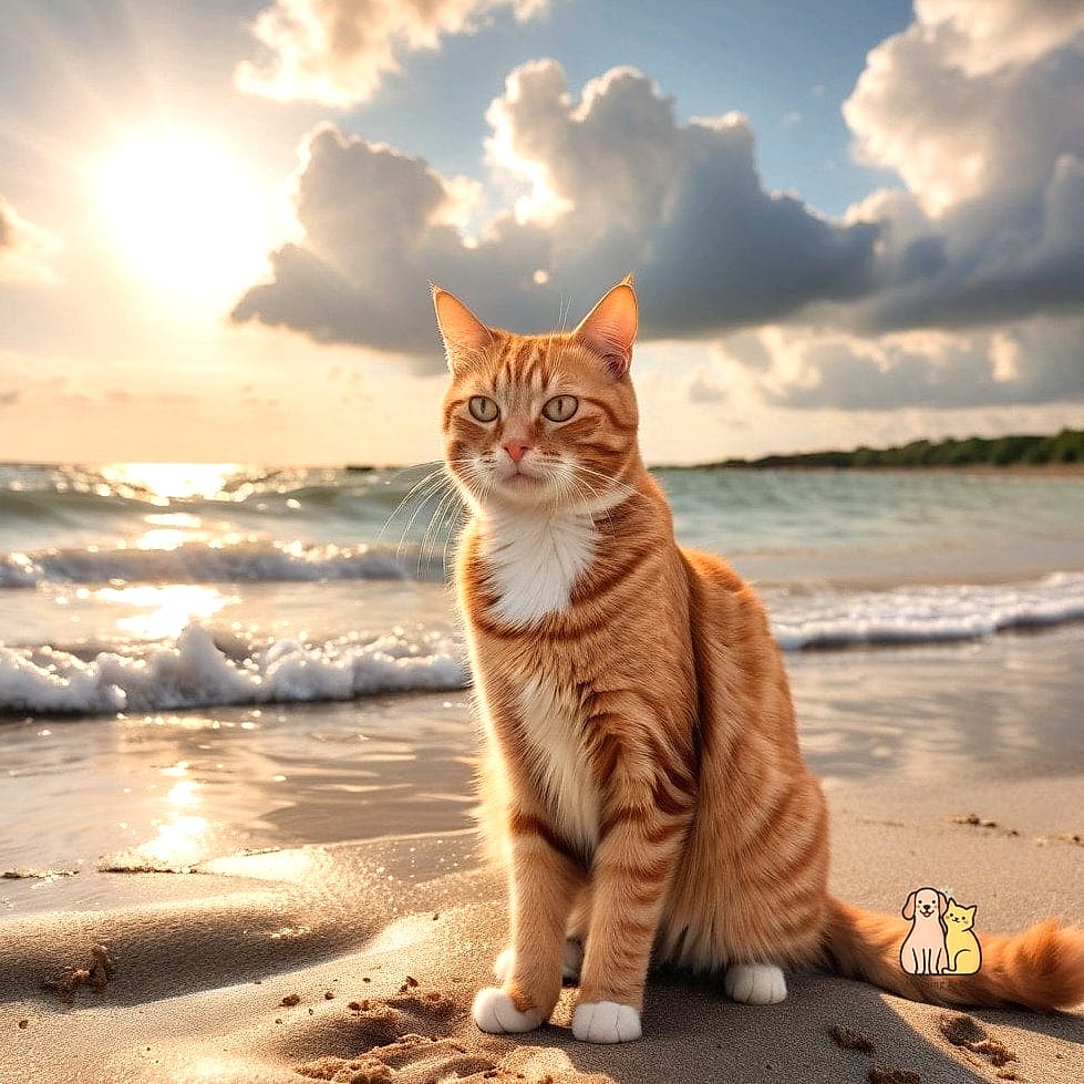 Sandy the Beach House Cat