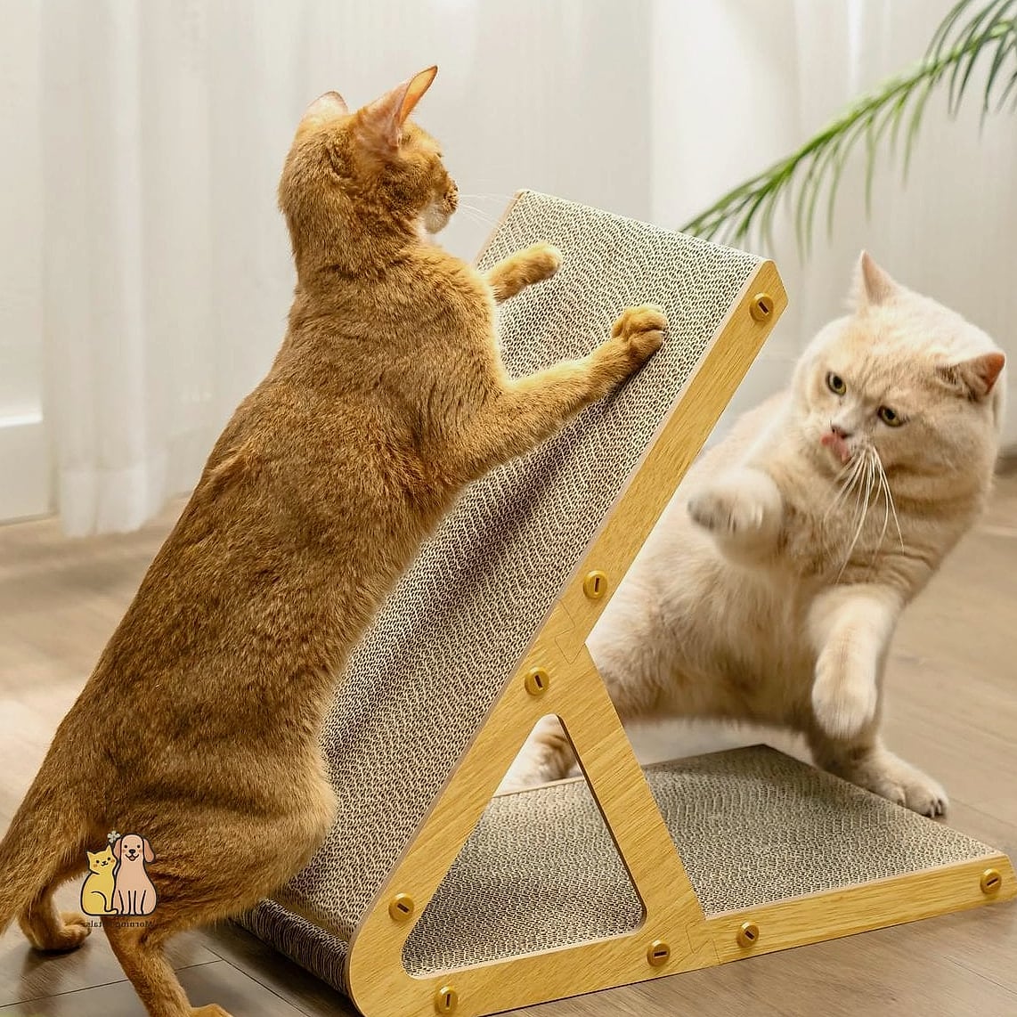The Scandinavian A-Frame Scratcher