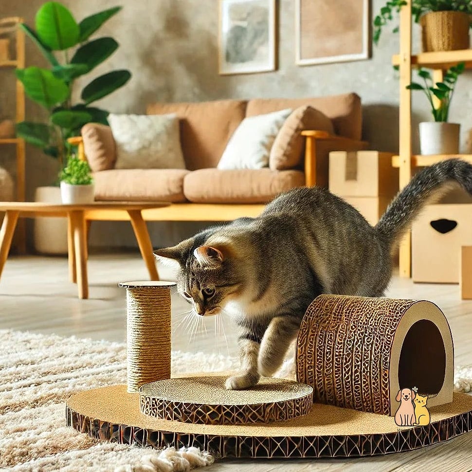 A Scratch-Friendly Cat Fort