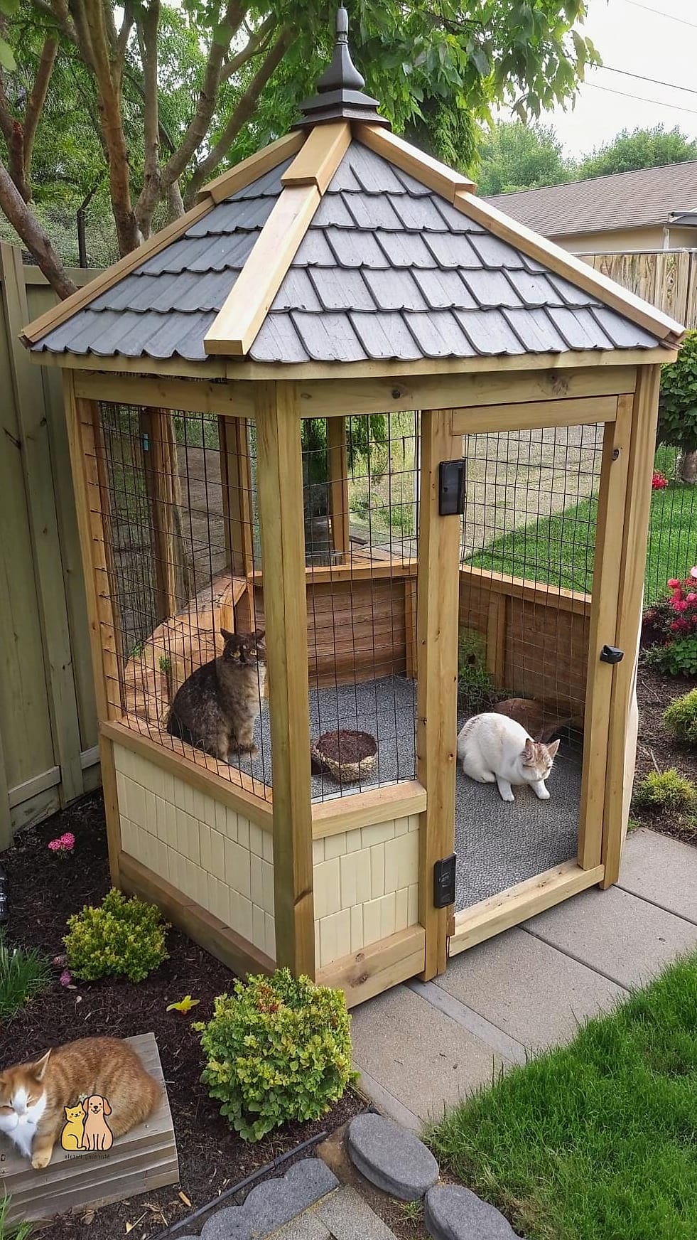 Screened Gazebo Conversion