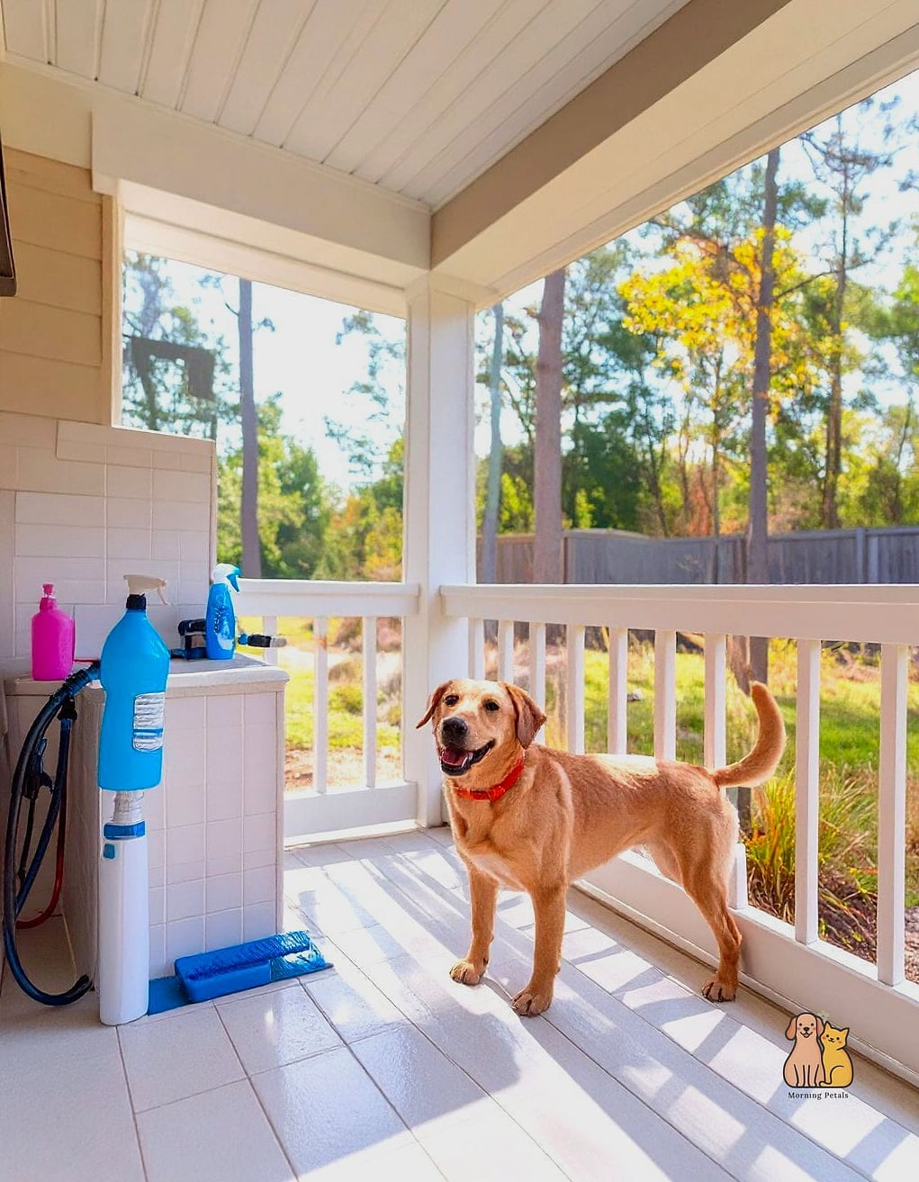 15 Gorgeous Dog Washing Station That Will Restore Your Faith in the World 13 The Screened-In Porch Wash Station