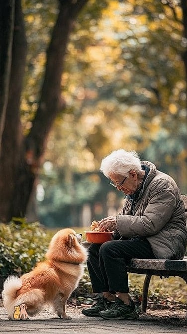 Senior Dog Comfort Feeding Station