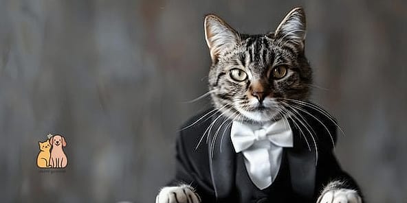 30 Incredible Fancy Tuxedo Cats That Will Make Your Day 12 The Senior Tuxedo Cat With Salt-and-Pepper Chin