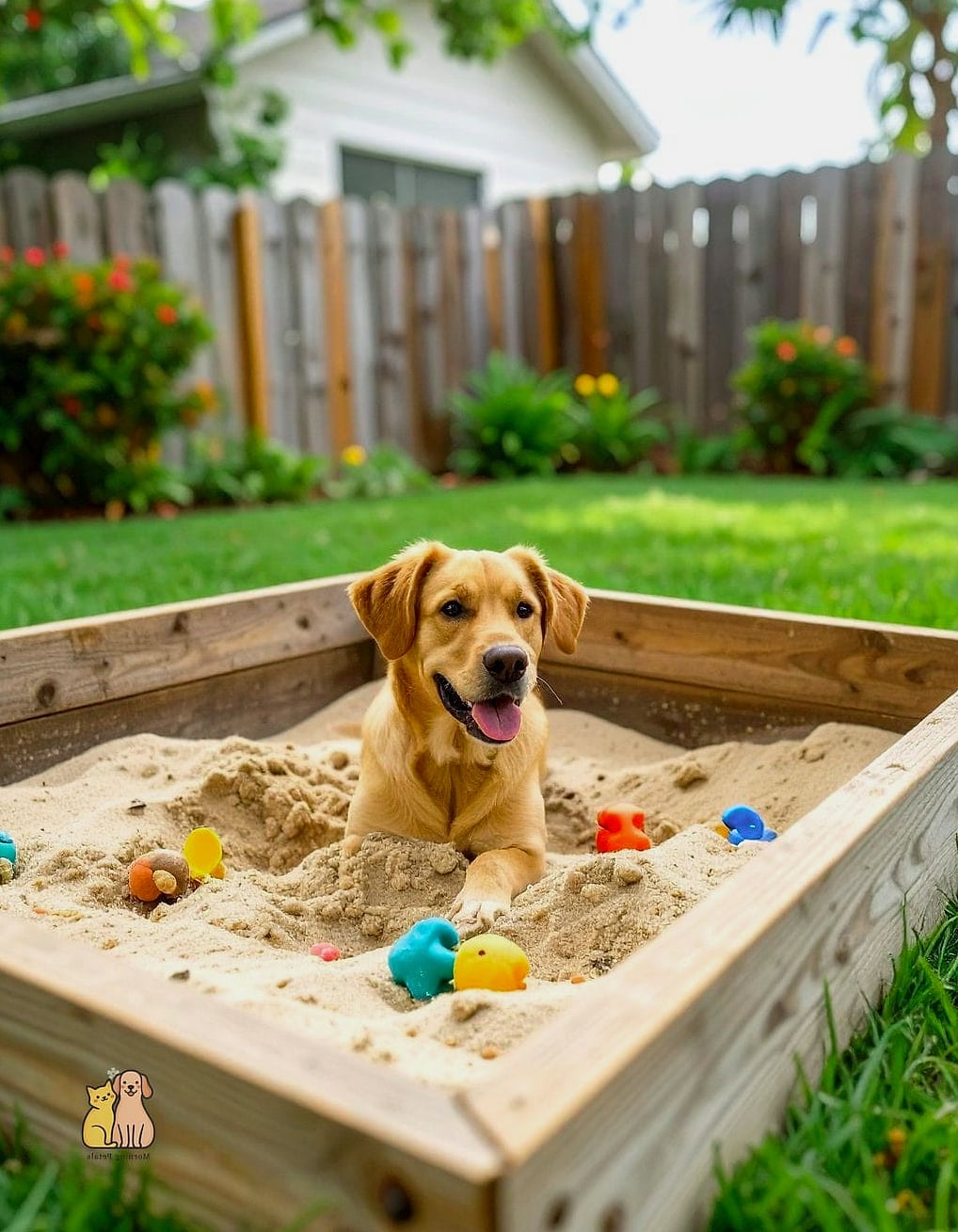 Sensory Digging Pit with Mixed Textures