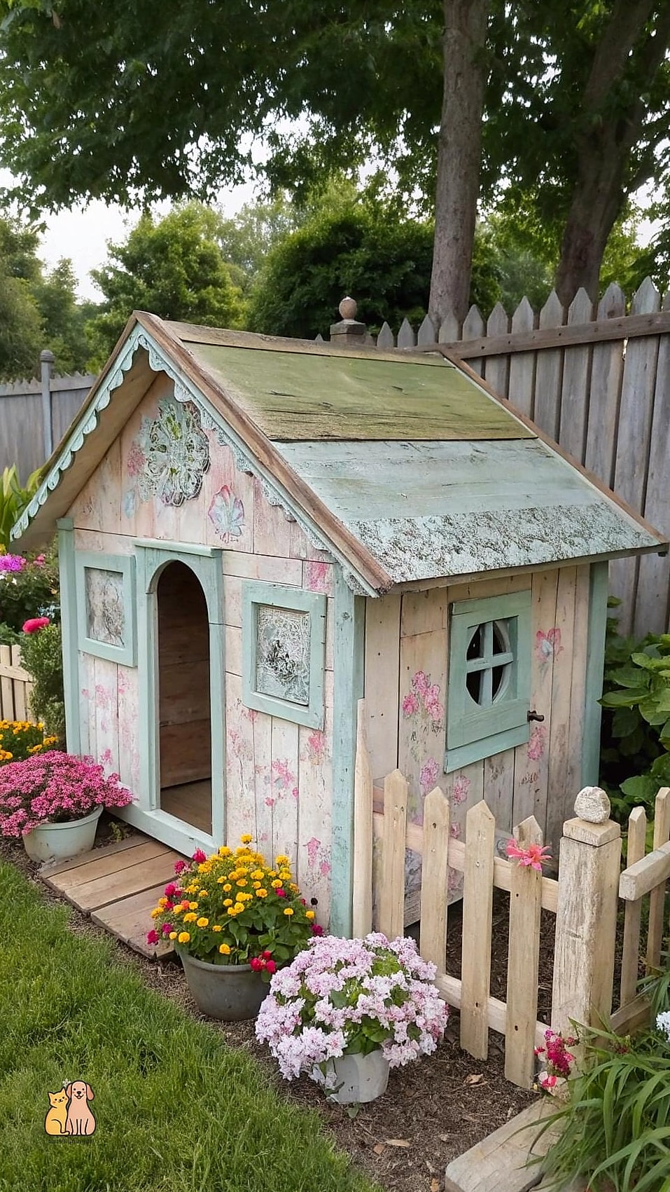 25 Amazing Dog Houses For Large Dogs That Are Too Cute to Handle 17 The Shabby Chic Cottage
