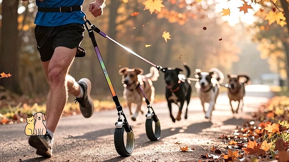 21 Incredible Hands Free Dog Leashes You Need in Your Life Right Now 5 The Shock-Absorbing Bungee Waist Leash