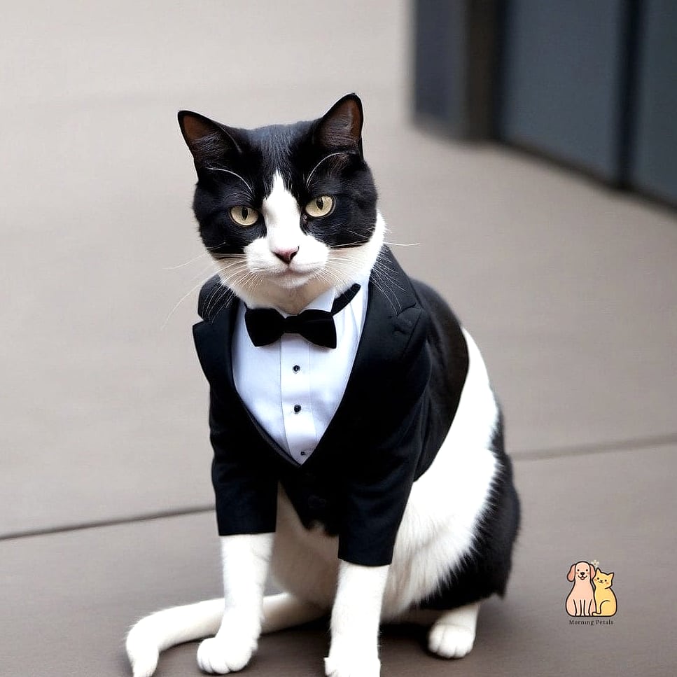 30 Incredible Fancy Tuxedo Cats That Will Make Your Day 26 The Shy Tuxedo Cat Who Warms Up Slowly