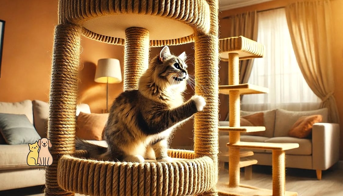35 Precious Cool Cat Trees That Prove Pets Are the Best 5 The Sisal Rope Scratching Tower